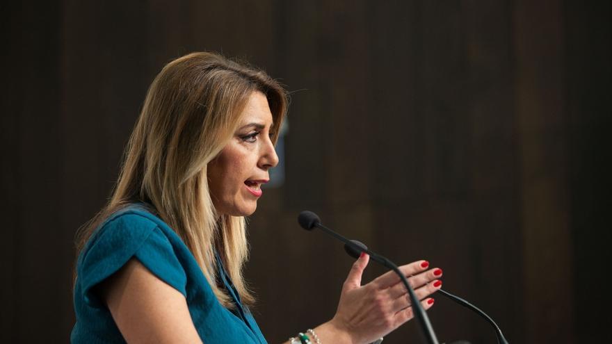 Susana Díaz, preocupada porque Casado diga que "le suenan bien" los mensajes "xenófobos" que lanzó Vox en Vistalegre