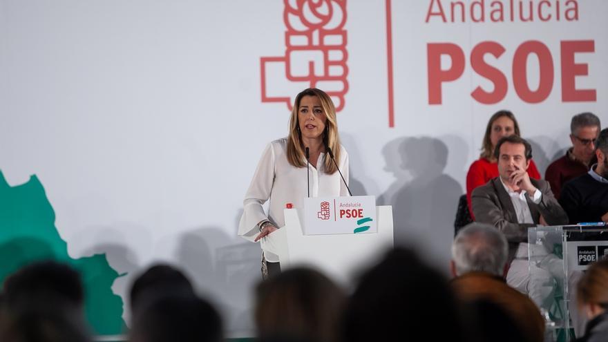 Susana Díaz: "Con la fuerza del millón de andaluces que apoyaron al PSOE seguiremos defendiendo los derechos de todos"