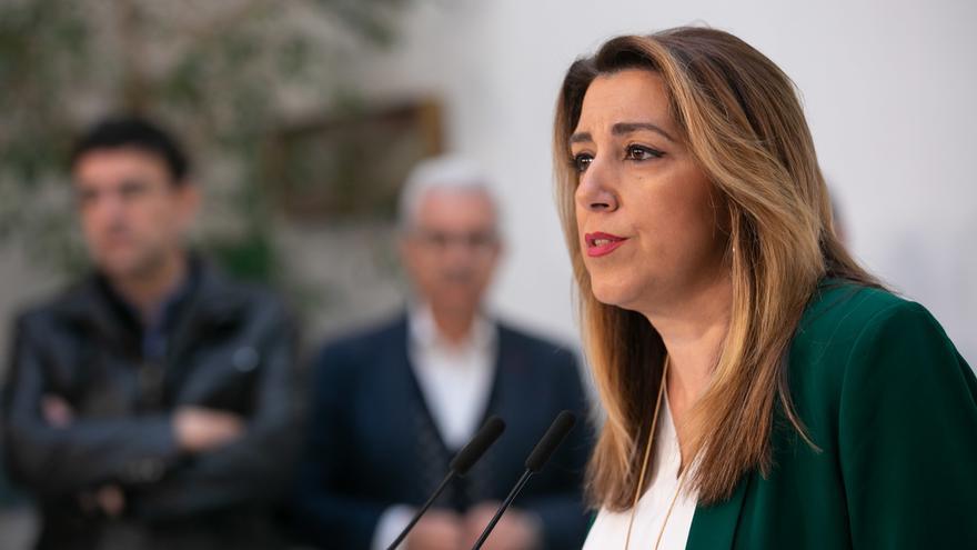 Susana Díaz promete un traspaso de poderes "ejemplar" para un Gobierno "legítimo" pero que "no merece Andalucía"