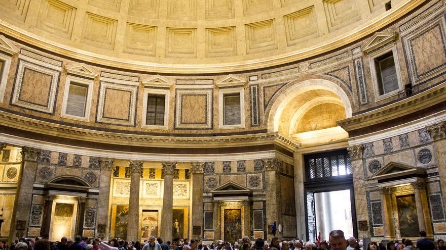 Decoración interior del Panteón de Agripa.