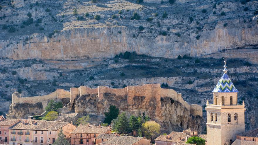El castillo domina las alturas de Albarracín. Antonio Soler