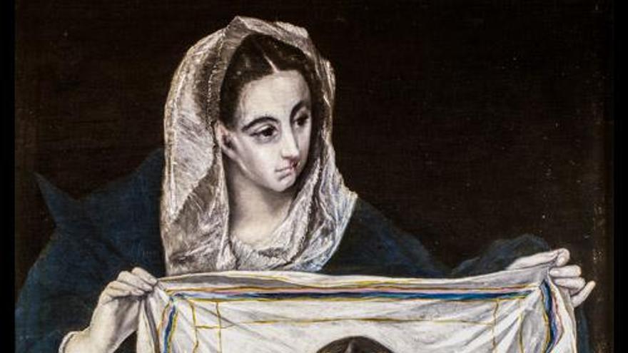 El Greco. La Verónica con la Santa Faz. Museo Santa Cruz de Toledo
