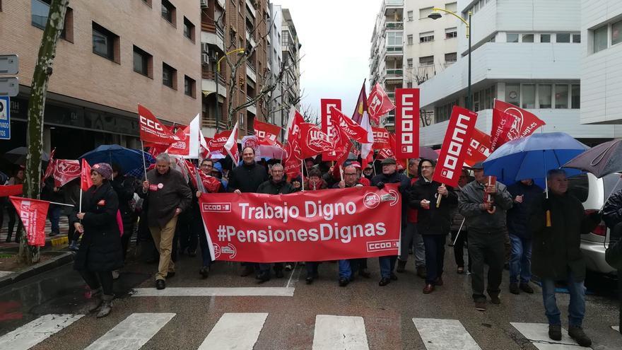 Manifestación en Ciudad Real. FOTO: CCOO CLM