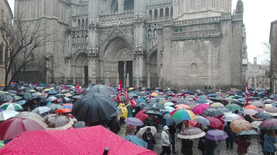 Manifestación en Toledo. FOTO: eldiarioclm.es