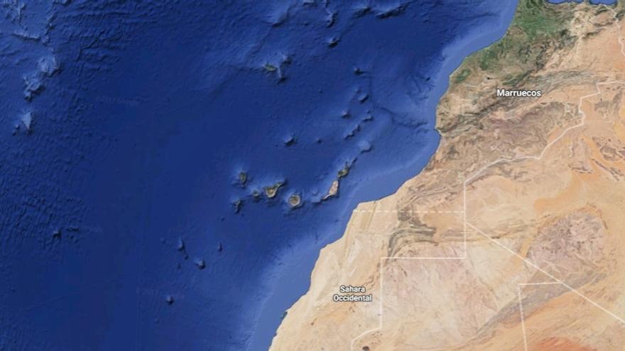 Aguas del Sáhara Occidental, Marruecos y Canarias