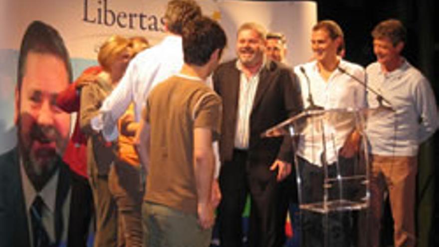 Acto de inicio de campaña, con Albert Rivera, Miguel Durán y José Manuel Villegas