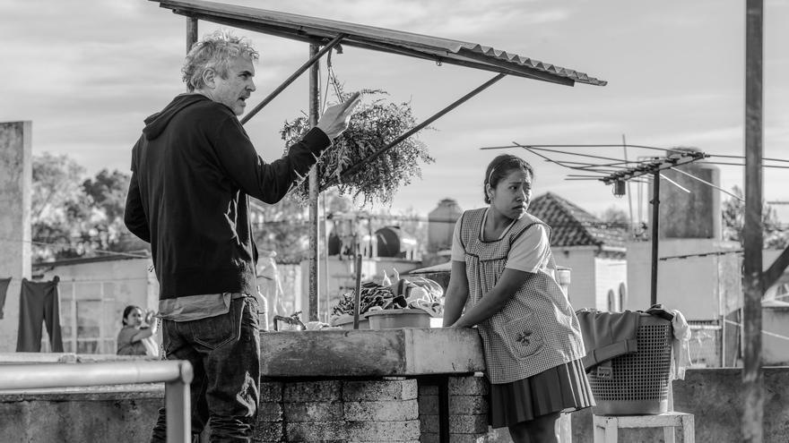 Alfonso Cuarón dirige a Yalitza Aparicio, Cleo en la ficción