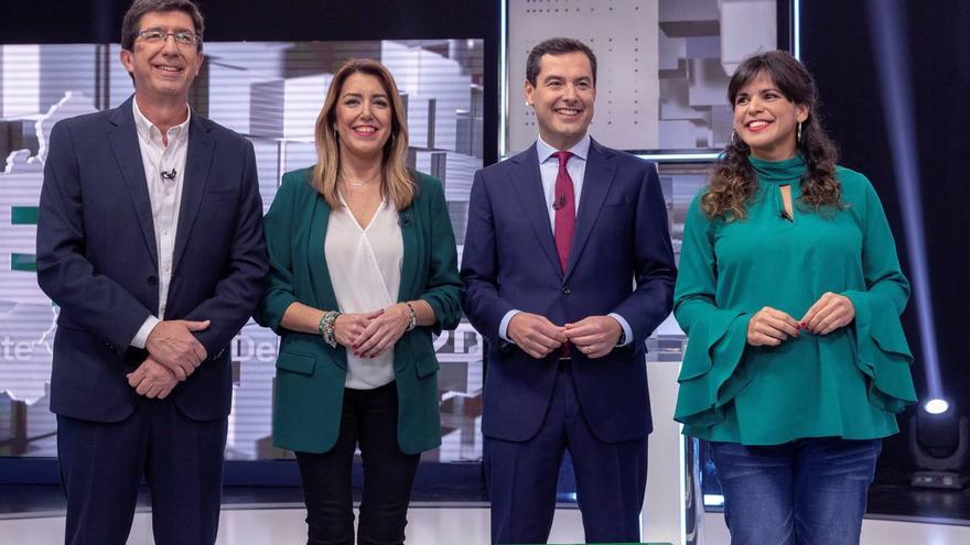 Candidatos a las elecciones de Andalucía. EFE