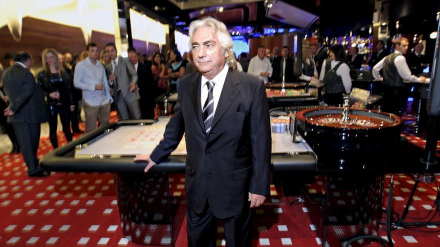 El presidente del grupo de juego y ocio Cirsa, Manuel Lao, durante la presentación de un casino en Valencia en 2010