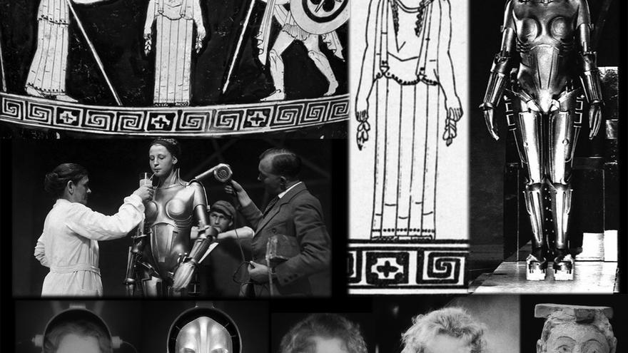 Coincidencias en los retratos antiguos y modernos de un robot femenino malvado. Paralelismos entre Pandora, preparada por los dioses para su misión en la tierra, y el robot María en la película 'Metrópolis' (1927)