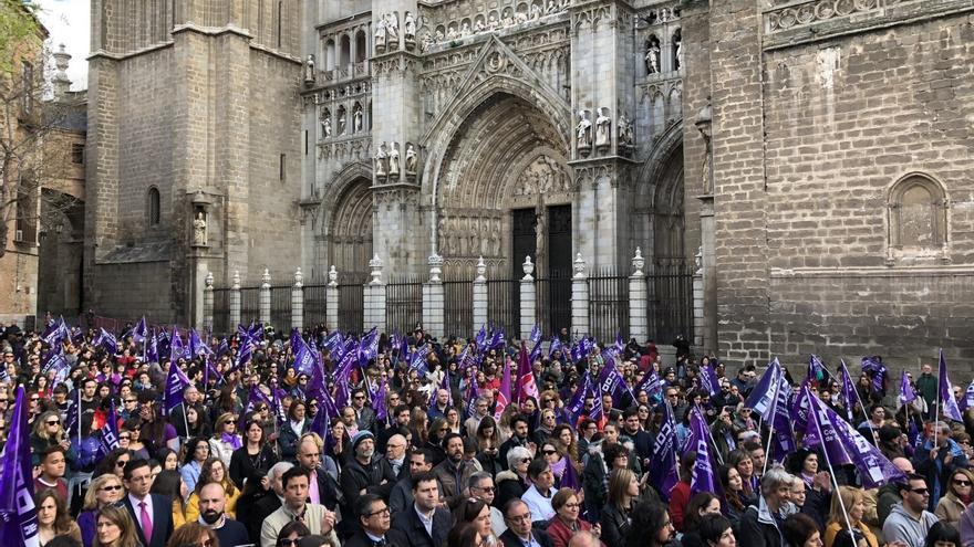 ConcentraciÃ³n en Toledo en apoyo a la movilizaciÃ³n y huelga feminista.