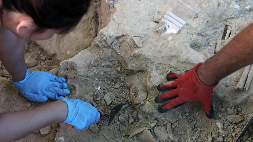 Excavación arqueológica en Salteras . | JUAN MIGUEL BAQUERO