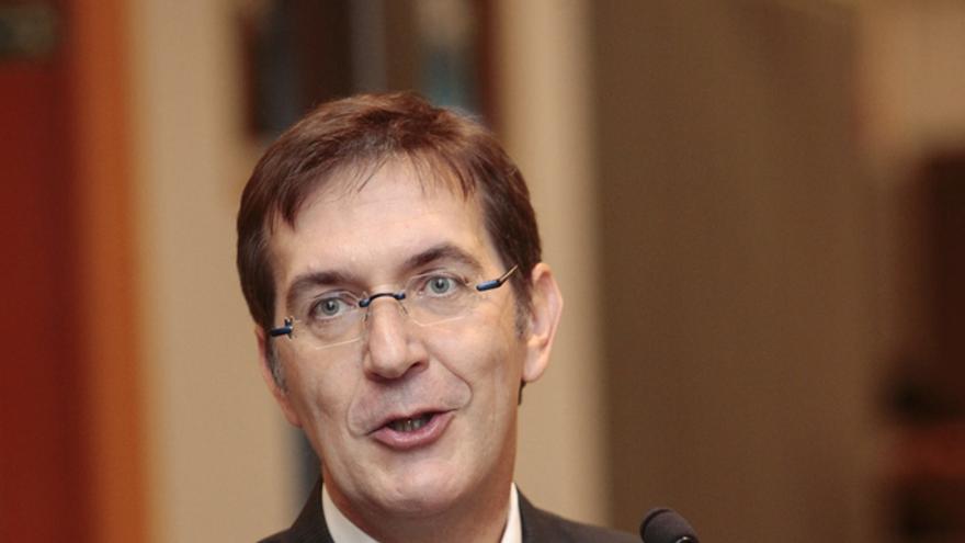 Freddy Drexler, al jurar el cargo como jurisconsulto del Parlamento Europeo, en octubre de 2013.