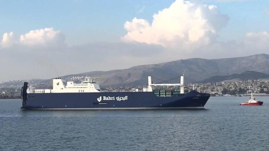 Imagen de archivo del buque saudí Bahri Jazan. | izmirportwatch