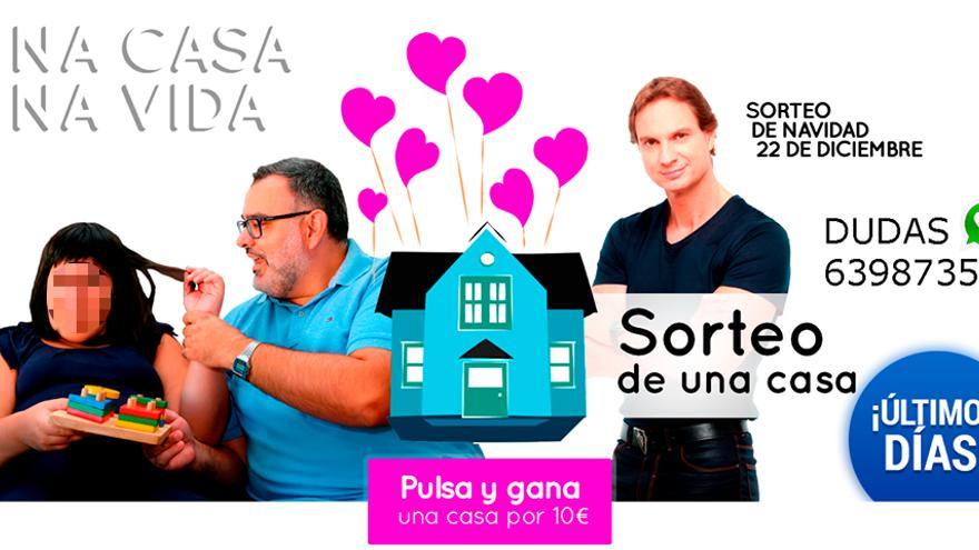Imagen promocional del sorteo de la casa de Cárdenas