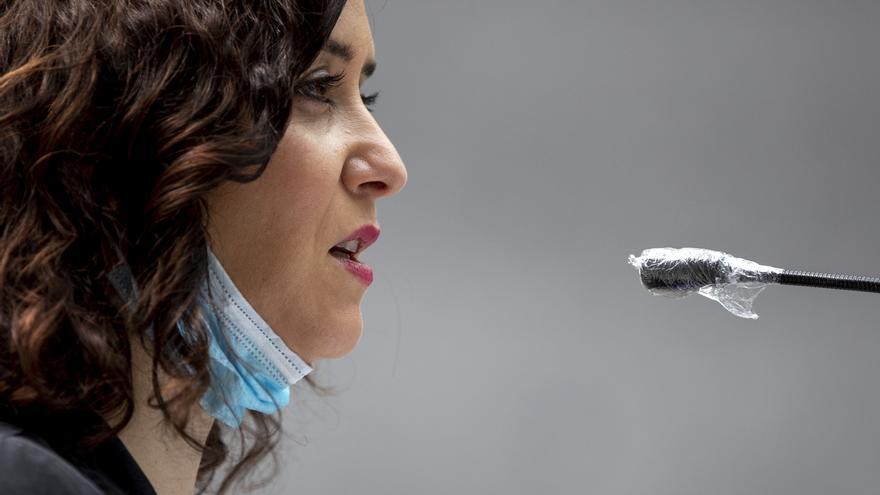 Isabel Díaz Ayuso durante un acto oficial el pasado 11 de abril