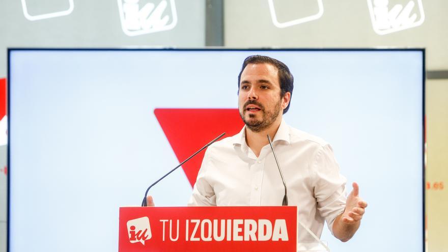  El coordinador federal de Izquierda Unida (IU), Alberto Garzón.