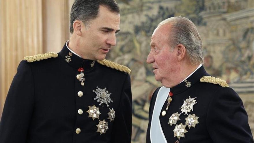 Juan Carlos y Felipe de Borbón
