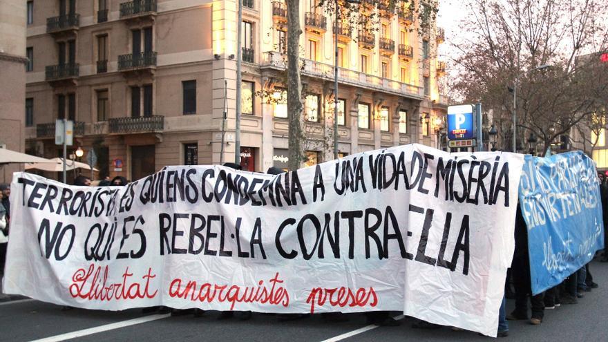 ManifestaciÃ³n en 2014 contra las detenciones de la OperaciÃ³n Pandora.
