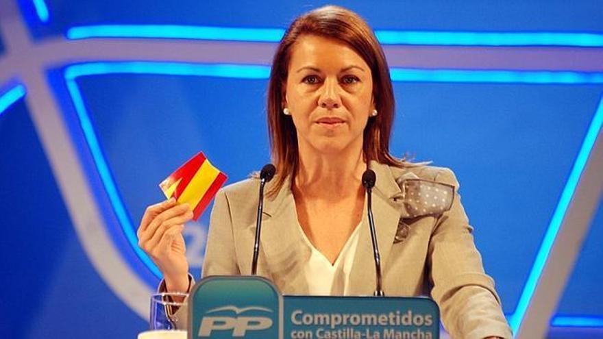 La ex secretaria general del Partido Popular, María Dolores de Cospedal