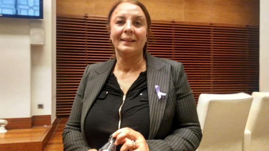Nadia Otmani, presidenta de la asociación de mujeres Al Amal.