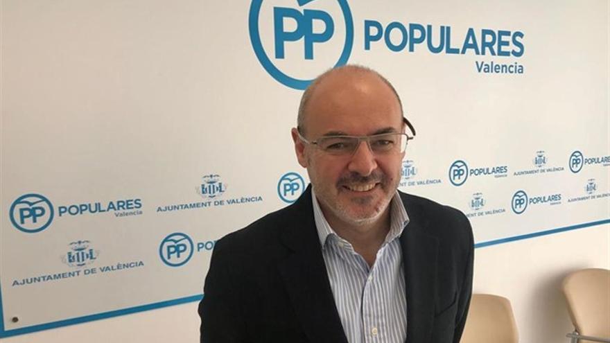 El portavoz del grupo municipal del PP en el Ayuntamiento de València, Eusebio Monzó