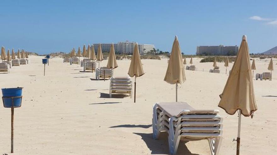 Playas vacías. Fuerteventura. EFE. Carlos De Saá