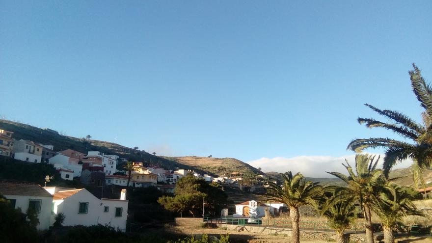Pueblo de Arure, en la isla de La Gomera. 