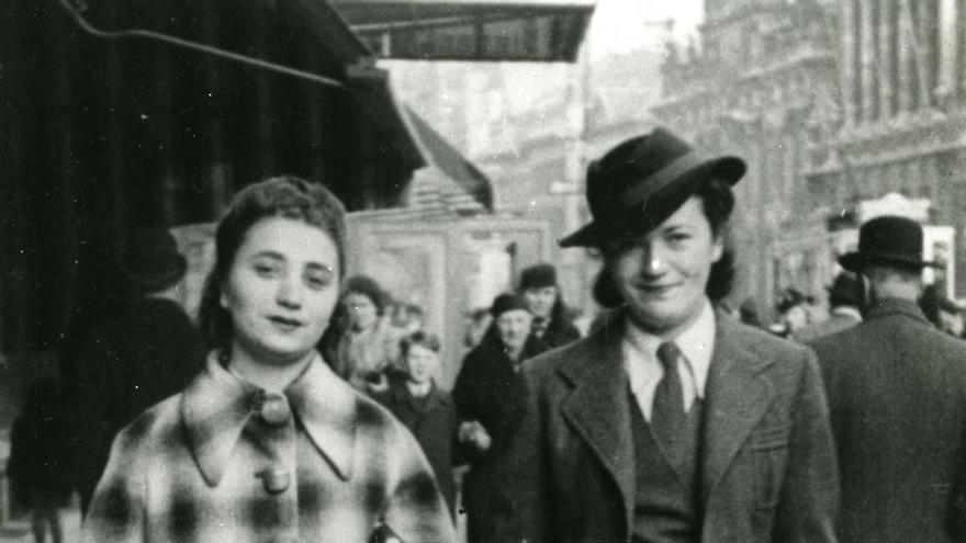 Rachela y Vera Luftig, en Amberes, en 1939. | LAS MAMÁS BELGAS