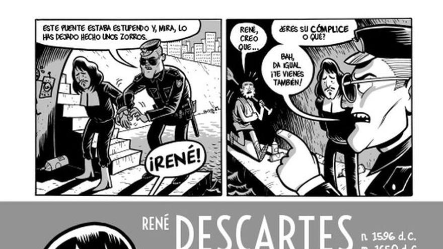 René Descartes en 'Filosofía en viñetas'