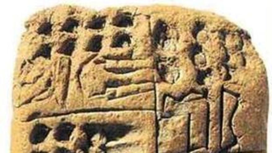 Tableta cuneiforme en la que se menciona a Tapputi