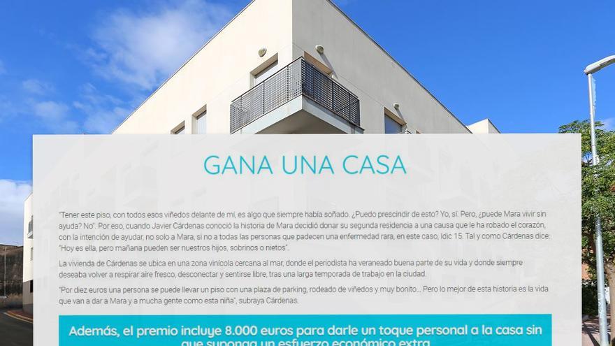 Texto promocional de la casa publicado en la web unacasaunavida.es