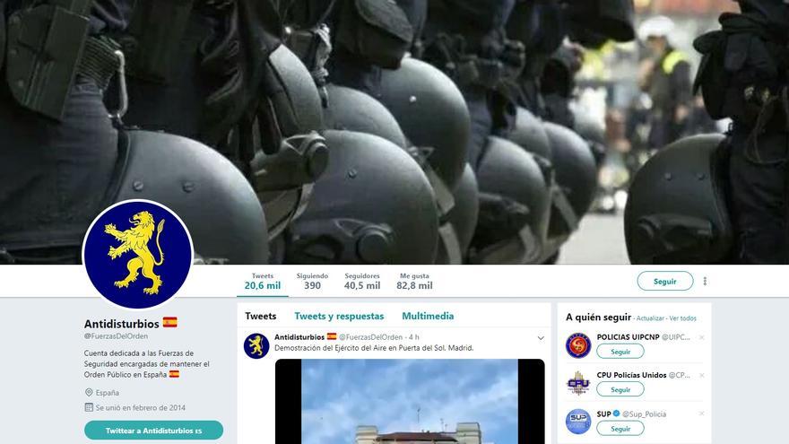 Un portavoz de Policía se oculta en Twitter para hacer comentarios racistas, de "feministas radicales" y "podemitas"  Twitter-FuerzasDelOrden_EDIIMA20190505_0331_19