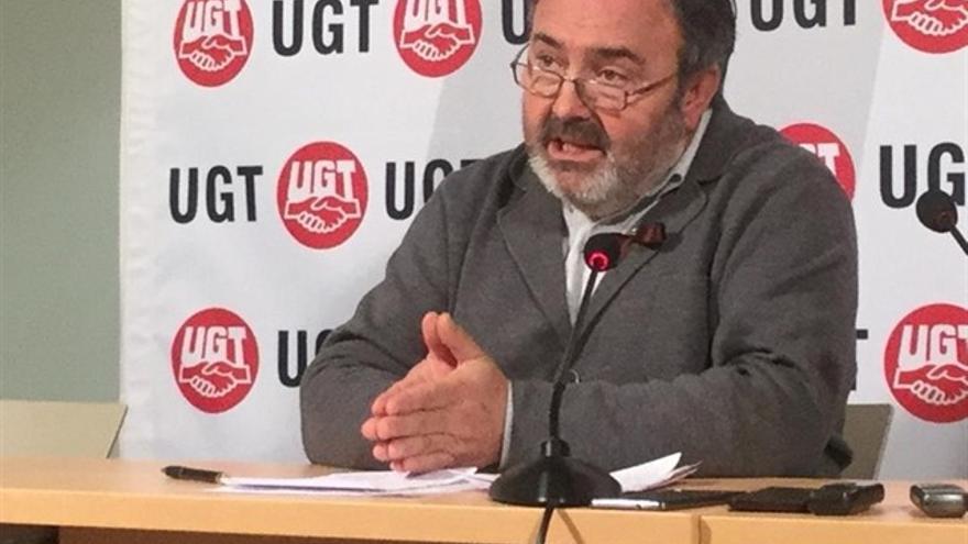 El secretario general de UGT Castilla La Mancha, Carlos Pedrosa