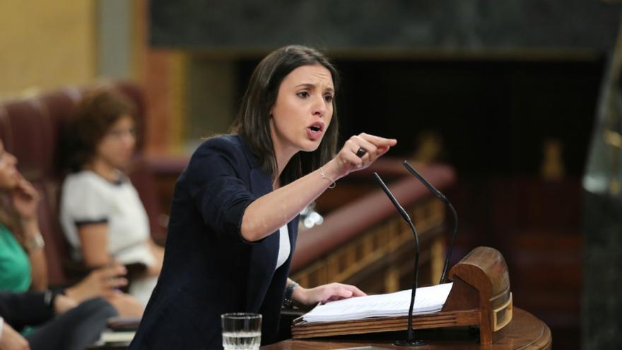 [XIII Legislatura] Debate de investidura de Soraya Sáenz de Santamaría. Unidos-Podemos-Montero-Congreso-Mariano_EDIIMA20170613_0127_20