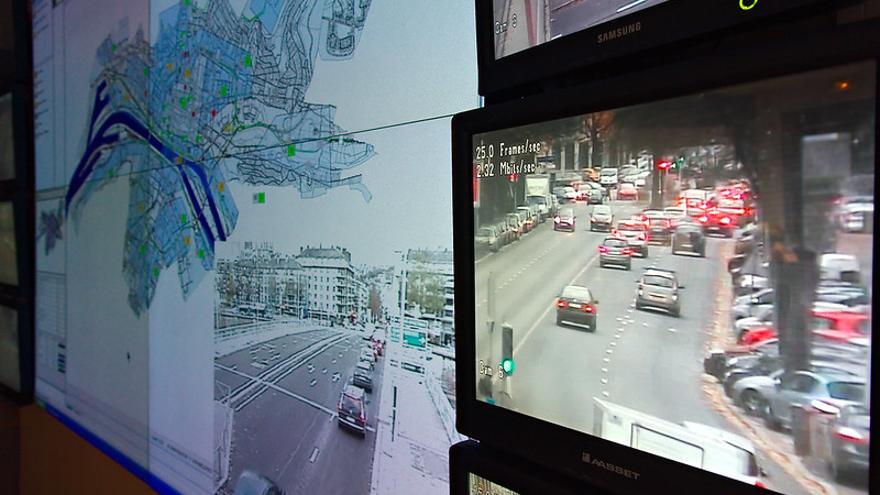 Videovigilancia del tráfico