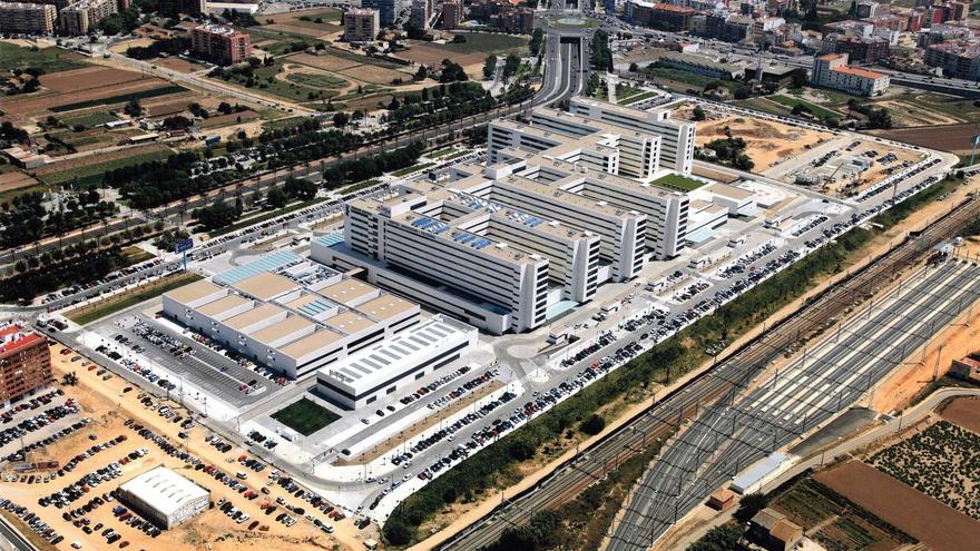 Vista aérea del hospital La Fe de Valencia