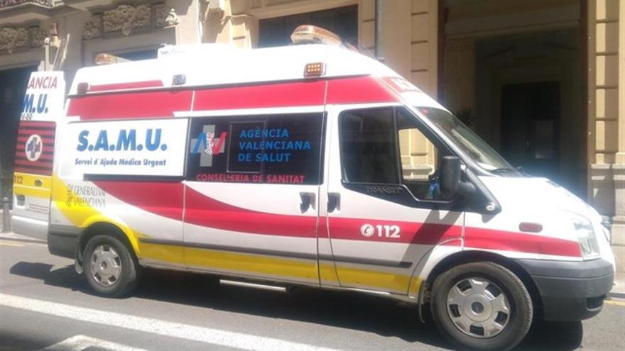 Una ambulancia del SAMU de la Generalitat Valenciana