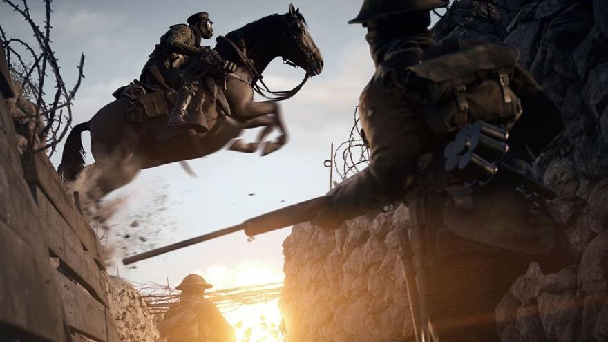 Los caballos son montados para fines bélicos en Battlefield 1