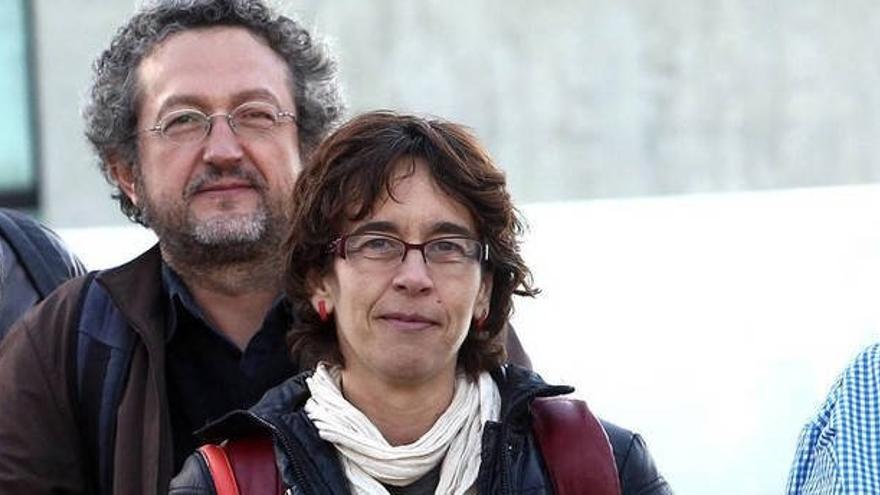 Los cineastas Clemente Bernard y Carolina Martínez.