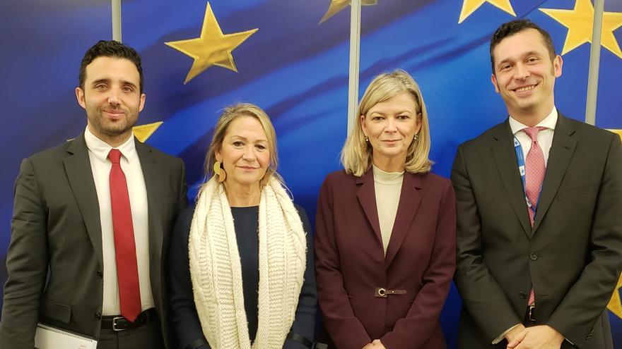 La consellera de Justicia, Gabriela Bravo, ha visitado Bruselas