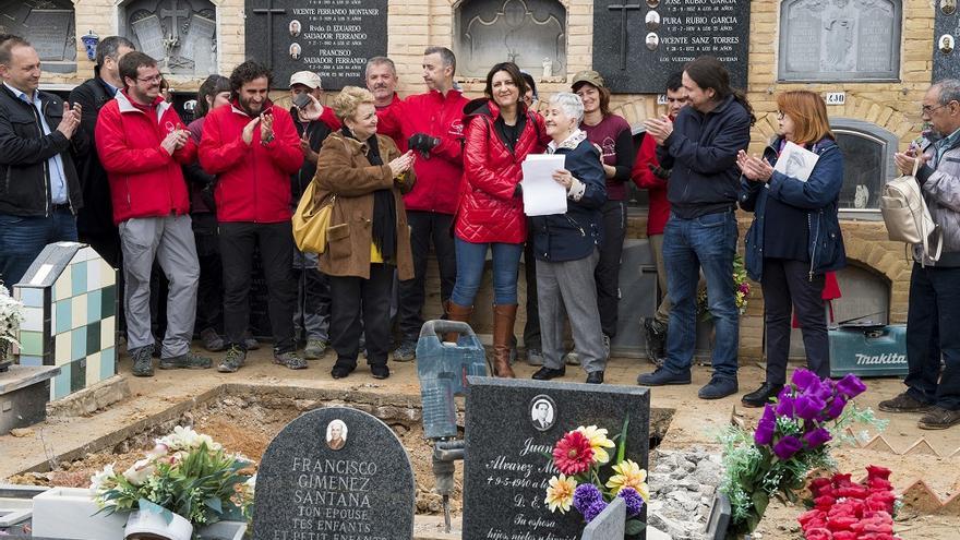 Esta semana han comenzado los trabajos de exhumación de represaliados del franquismo en la fosa 115 del cementerio de Paterna