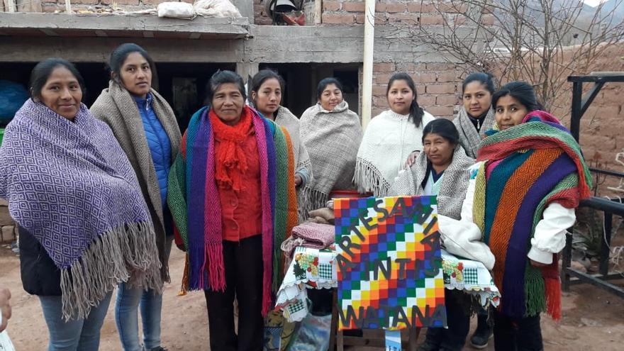 El grupo de mujeres 'Inti Watana'. 