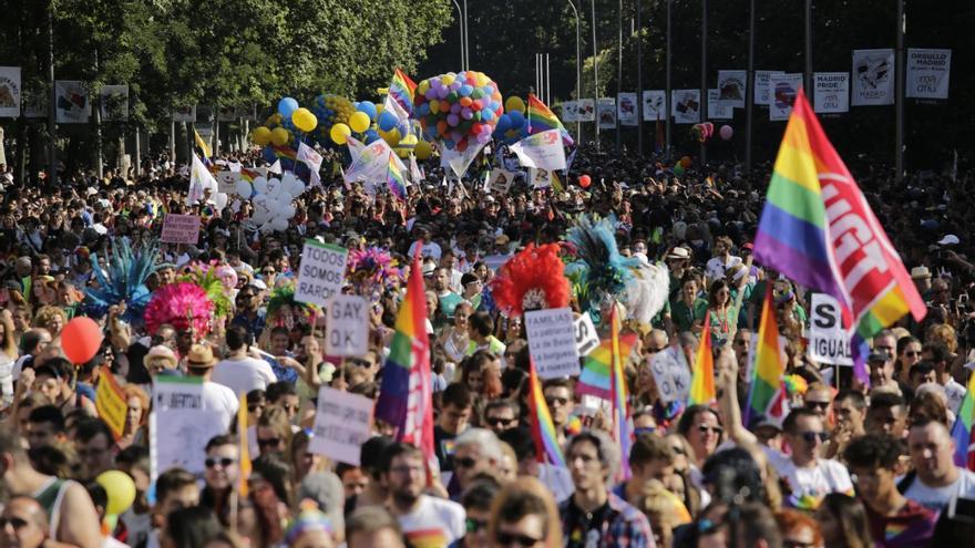 Una multitud ha inundado el centro de Madrid reivindicando la igualdad y la diversidad