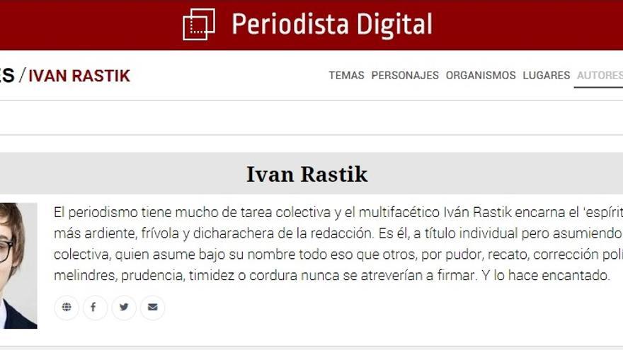 El perfil de Ivan Rastik