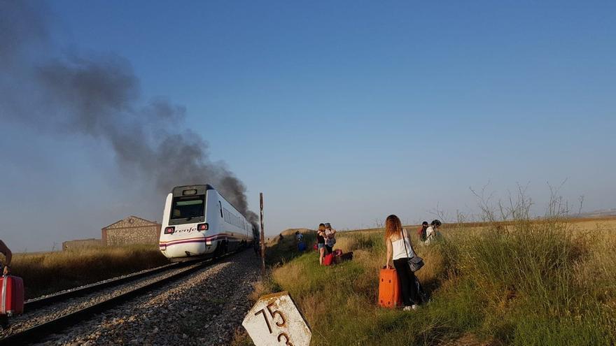 tren ardiendo Madrid Extremadura Huelva