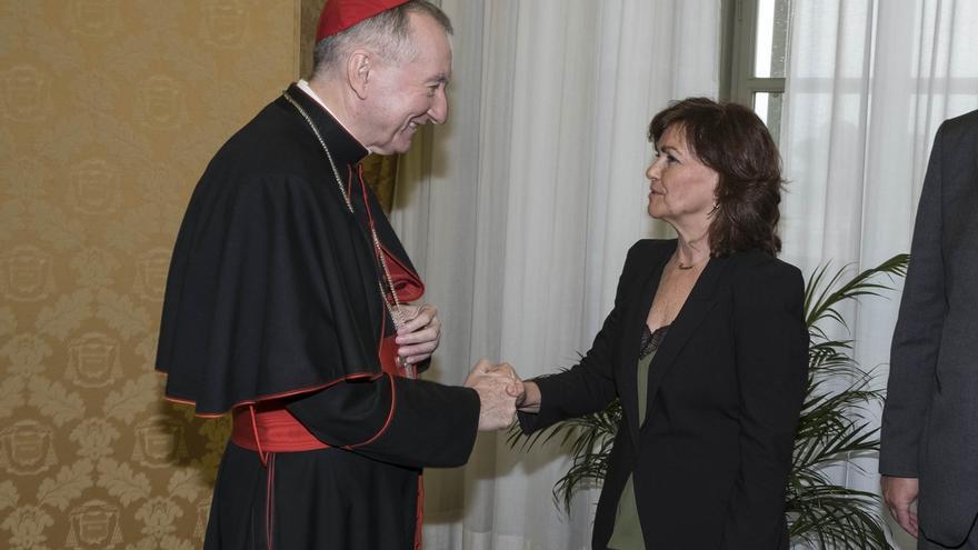 Calvo se reunió con secretario de Estado del Vaticano sin presencia del embajador español