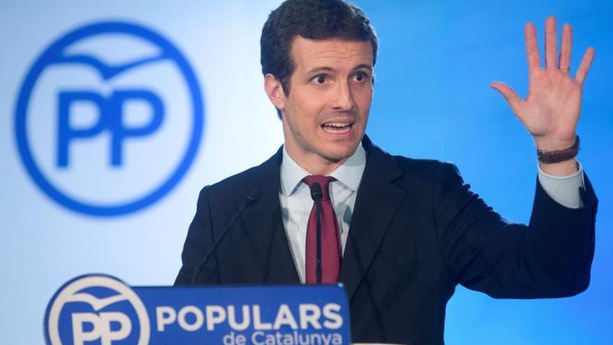 Casado atribuye al Gobierno de Rajoy los buenos datos del paro