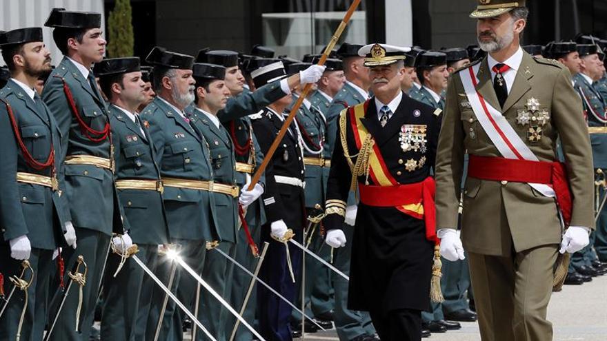 Felipe VI visita la Academia de Oficiales de la Guardia Civil