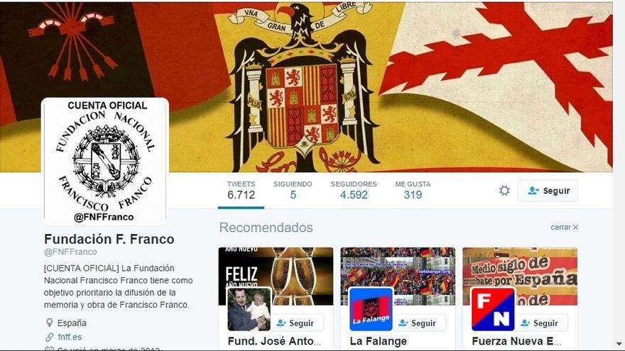 La Fundación Francisco Franco ingresó en 2015 de sus socios 97.605 euros y 75.372 de subvenciones y donaciones